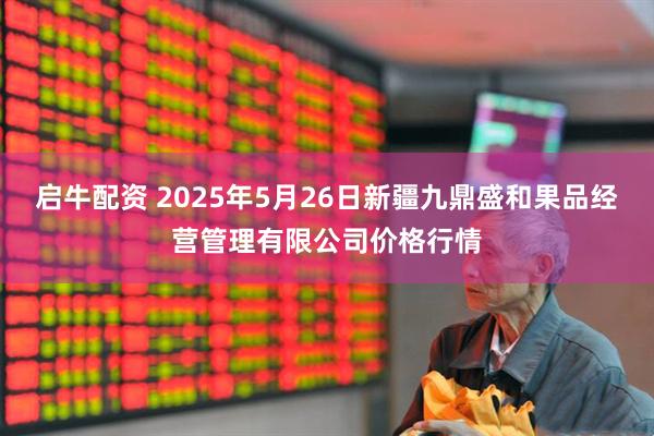 启牛配资 2025年5月26日新疆九鼎盛和果品经营管理有限公司价格行情