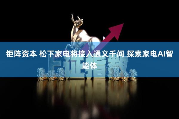 钜阵资本 松下家电将接入通义千问 探索家电AI智能体